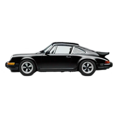 Porsche-911-carrera-vintage-black sticker