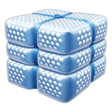 Bubble wrap polythene sticker