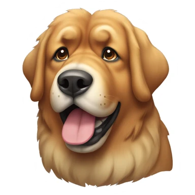 Tibetan mastiff dog sticker