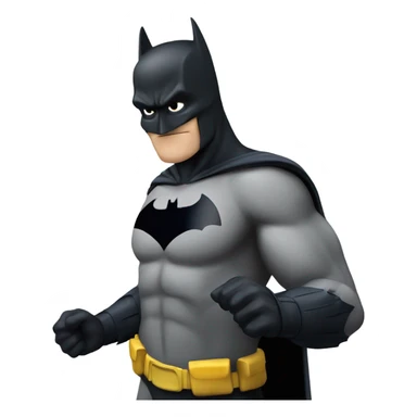 batman stopping you with his hand open sticker