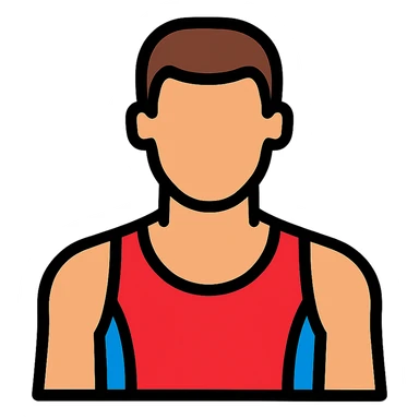 sportsmans upper front body sticker