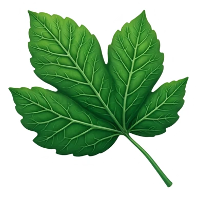 green leaf as seen through a microscope sticker