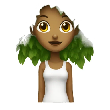 driade tree woman  sticker