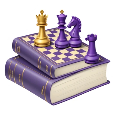 A gray book with royal purple details, gold lettering, and an embossed chess piece, dollar sign, or split path on the cover, radiating financial wisdom, strategic wealth-building, and mindset transformation. sticker