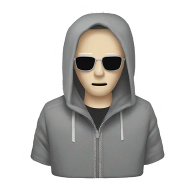 Grey rick owens geobasket  sticker