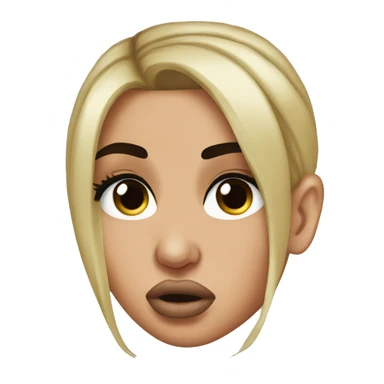 kim Kardashian crying with one ear ring￼ sticker