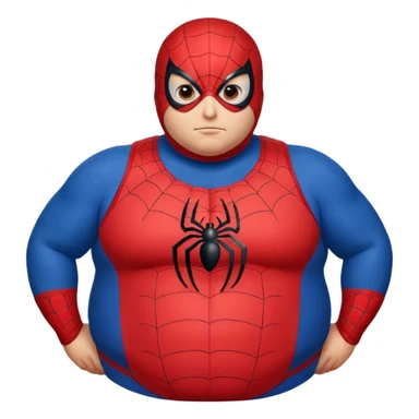 Fat Spider-Man  sticker