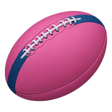 Rugby pink ball sticker
