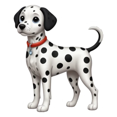 Dalmatian dog full body sticker