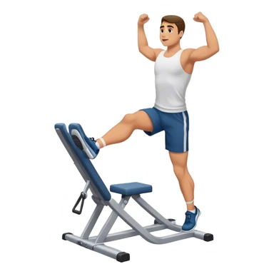 man leg-side-raise-hip-abduction exercise sticker