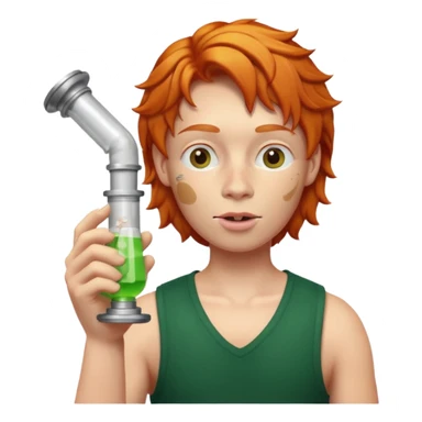 ginger with a bong sticker