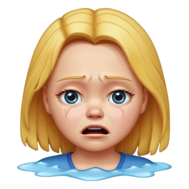 Girl name chucky crying and flooding the place sticker