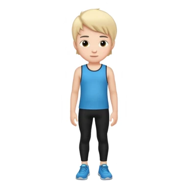 boy in leggings sticker