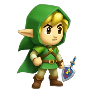 Link from legend of zelda sticker