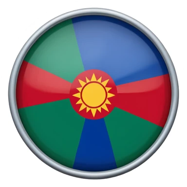 Drapeau des gitans  sticker