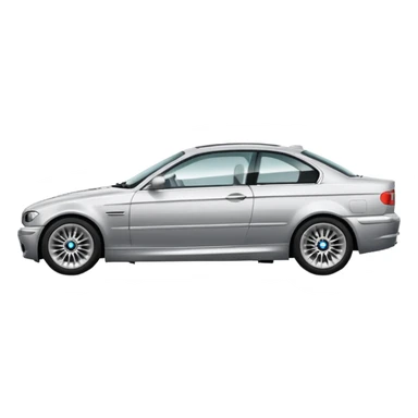 BMW 330ci car side view sticker