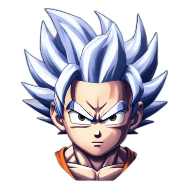 son goku ultra instinct sticker