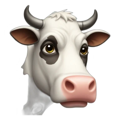 sad-batman-cow sticker