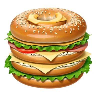Bagel Sandwich sticker