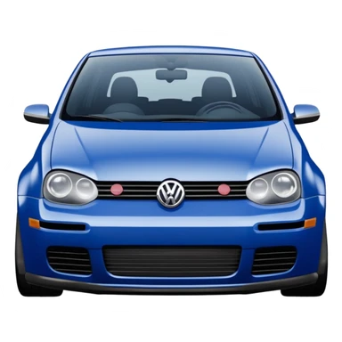 Volkswagen golf mk4 r32 blue sticker