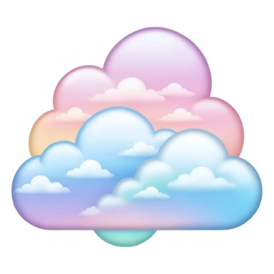 Pastel Heavenly Paradise sticker