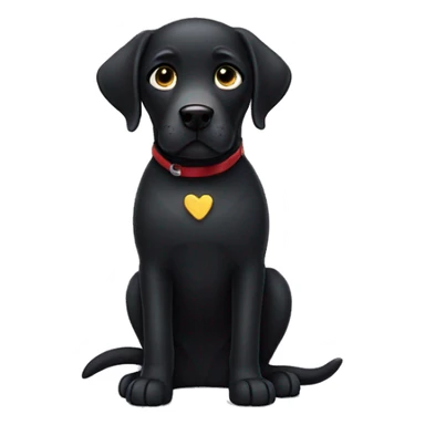 black labrador giving thumbs down sticker
