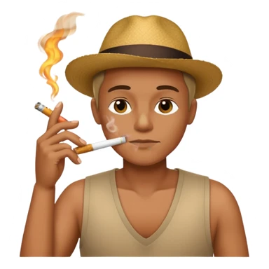 smoking with alcohol sticker