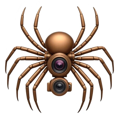 camera spider sticker