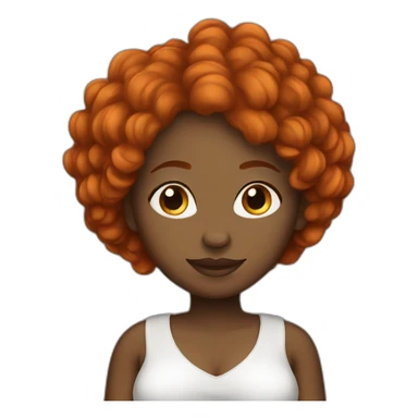 black woman redhead pregnant lesbian sticker