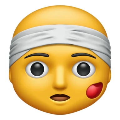 Blindfold no eyes sticker