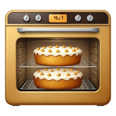 cake oven sticker