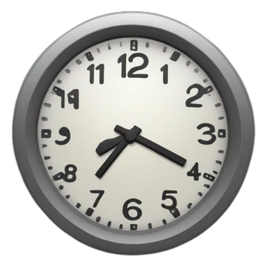 create a clock with the following time 3:30 p.m. sticker