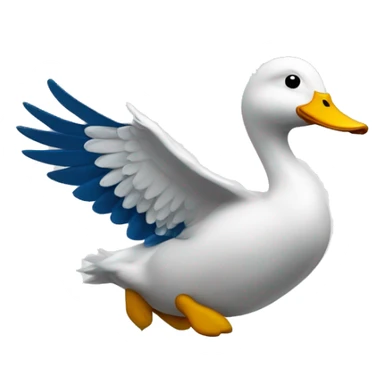Un canard faisant du tir Sportif  sticker