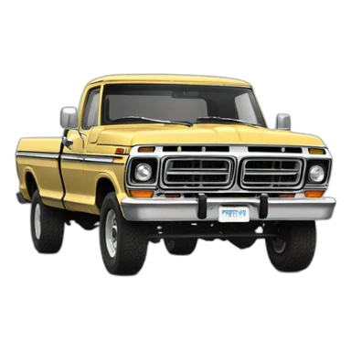 1972 F250 sticker