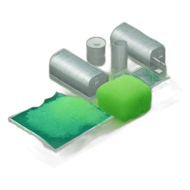 sustainable factory algae sticker