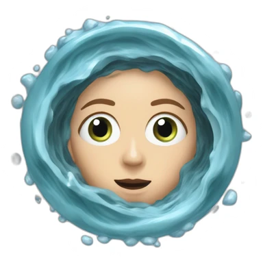 Adele trapped in a whirlpool in the Mariana trench sticker