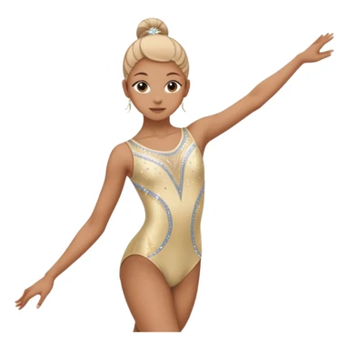 justaucorps gymnastique rythmique sticker