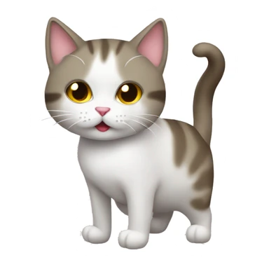 Un gato mandando besitos sticker