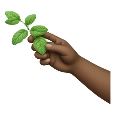 A hobo offering a mint sticker