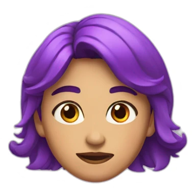 fuego violeta sticker