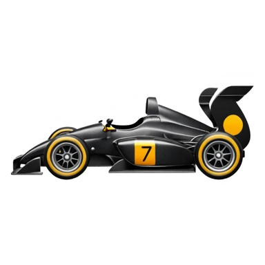 Formula car spoiler sticker