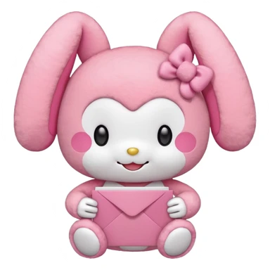 my melody thank you sticker