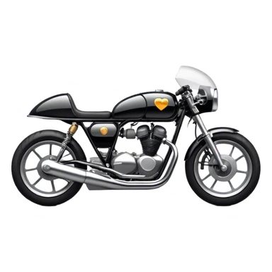 An icon symbolizing love for cars and motorcycles, capturing the thrill of driving, tuning, and repairing. A dynamic design combining both a car and motorcycle silhouette, representing speed, freedom, and adventure, with a transparent background. sticker