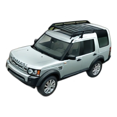 Land Rover discovery 4 on a mountain sticker