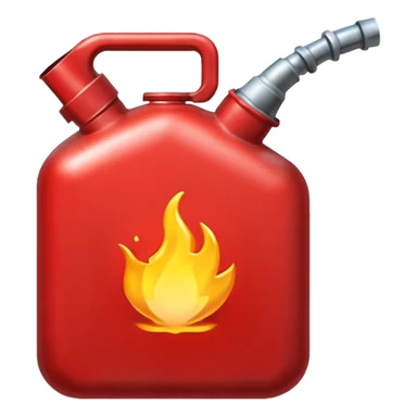 2d red gas can ios emoji sticker