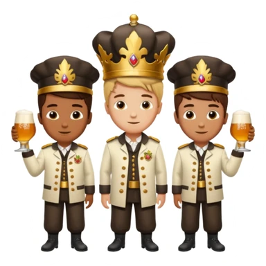 les rois du houblon? ILS SONT 3 GAR9ONS sticker