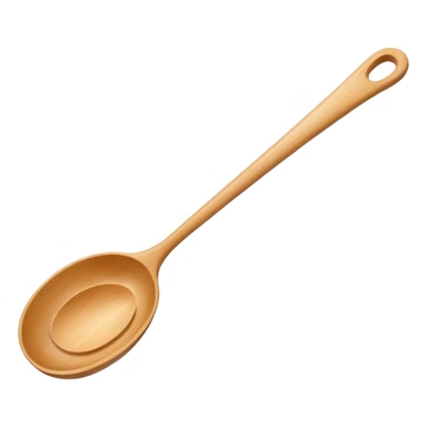 wooden spoon for takeaway sticker
