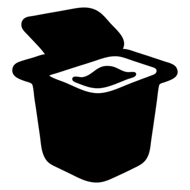 A sauce in a fast food packaging sticker