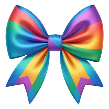 Rainbow Bo w sticker