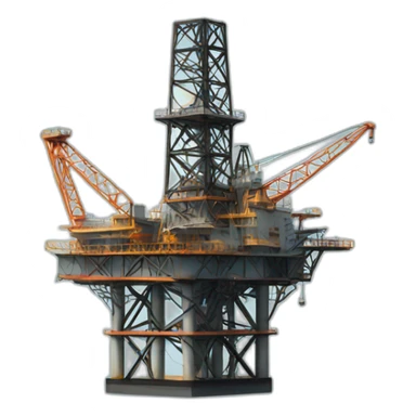 OIL  RIG sticker